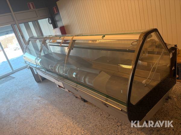 Kylmonter med böjd glasfront Freor