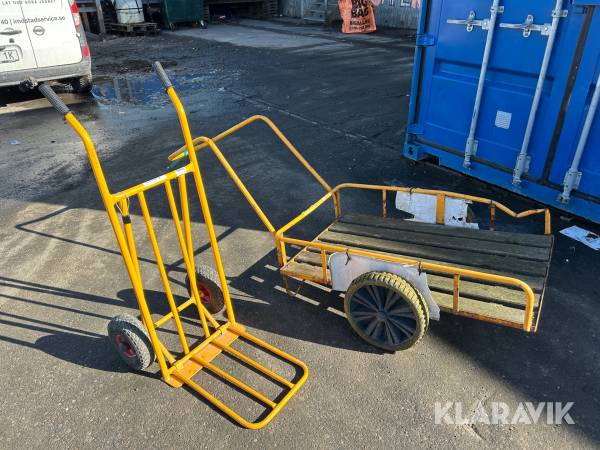 Vagn & säckkärra Hörby Bruk 2 st