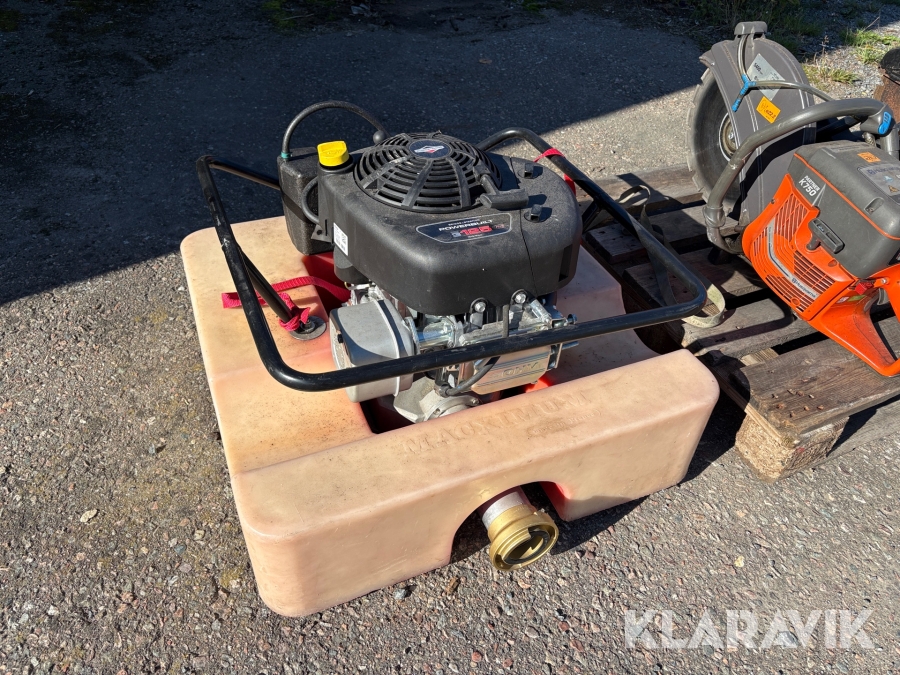 Motordriven flytpump Briggs&stratton 3125