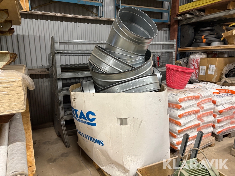 Ventilationsdelar olika storlekar & dimensioner