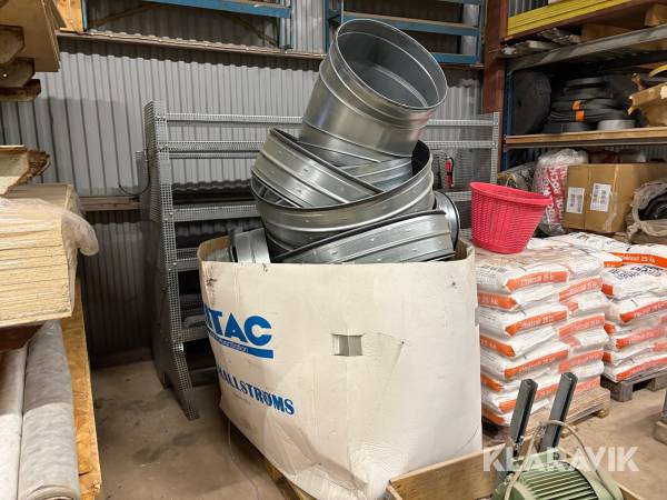 Ventilationsdelar olika storlekar & dimensioner