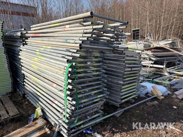 Byggställning ca 250m2 Plettac