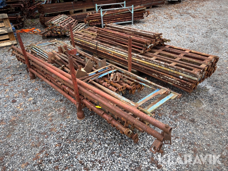 Parti med delar till hakiställning