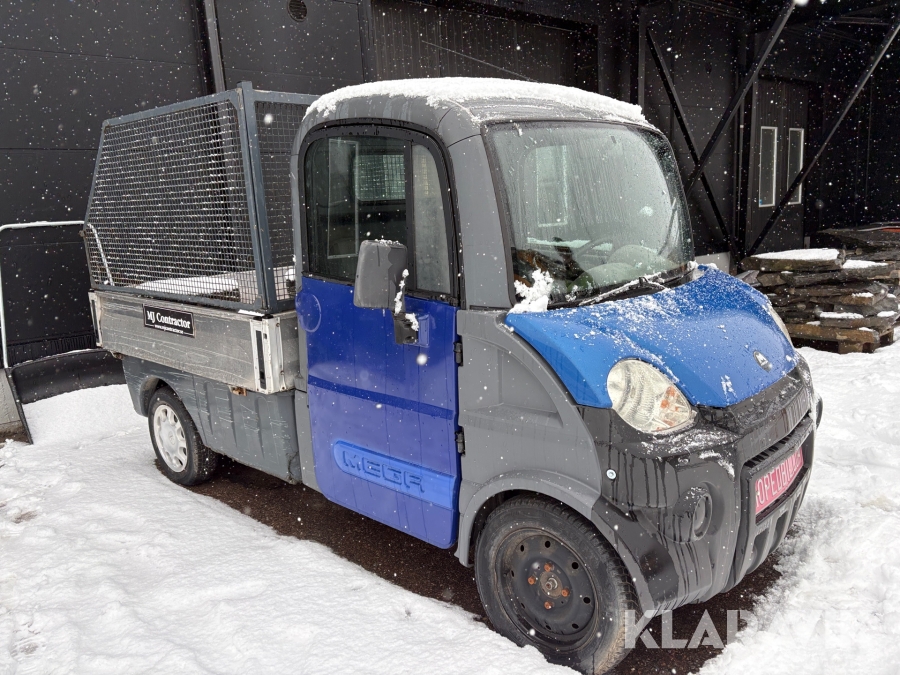 Mopedbil / arbetsbil Aimax Mega Drop side 400 med flak