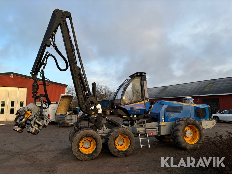 Skördare Rottne H14 med 2st aggregat