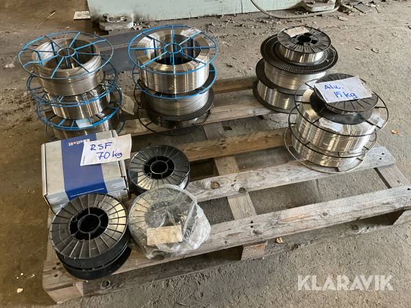 Svetstråd 15st Aluminium 15kg Rostfritt 70kg