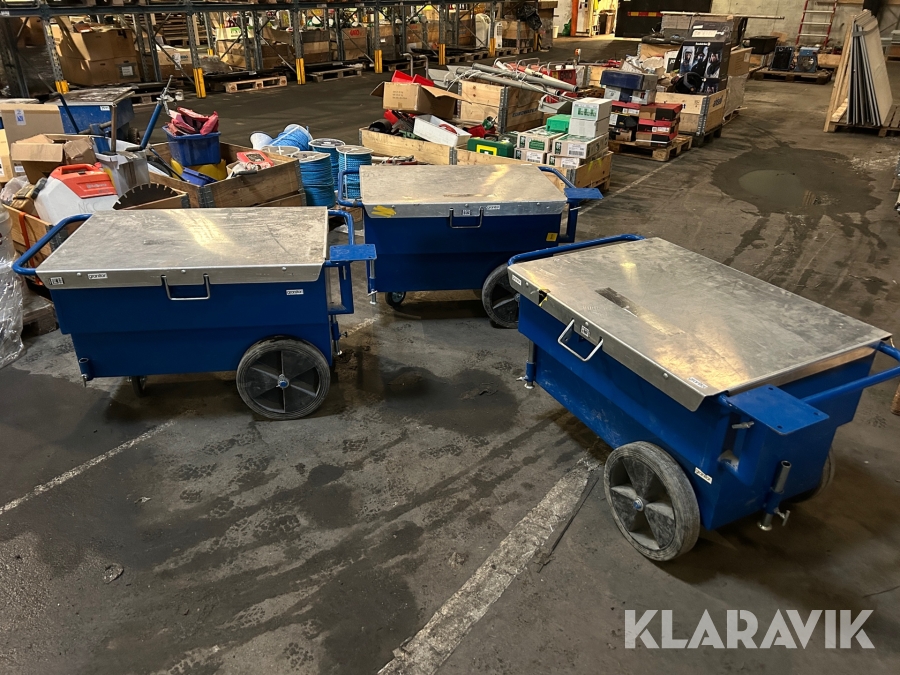 Verktygsvagnar 3 st