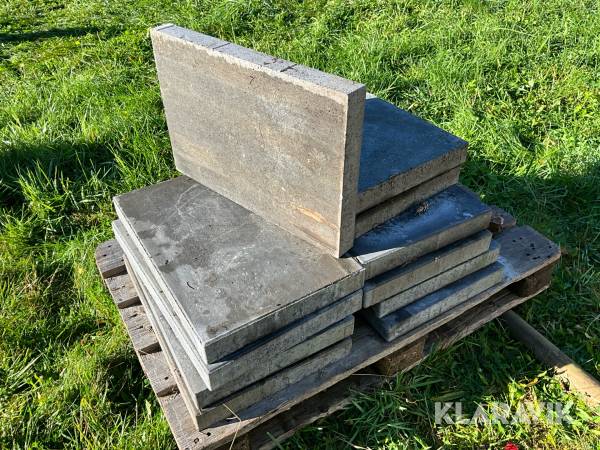 Markplatta 9 st, 600x400x60, körbara