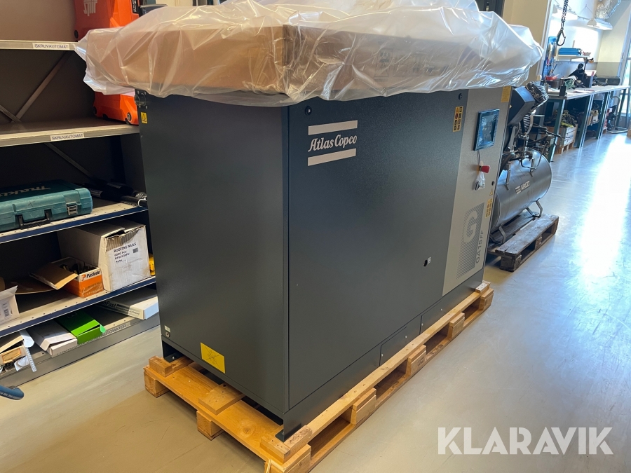 Skruvkompressor Atlas Copco GA15FF 7,5 bar med tork