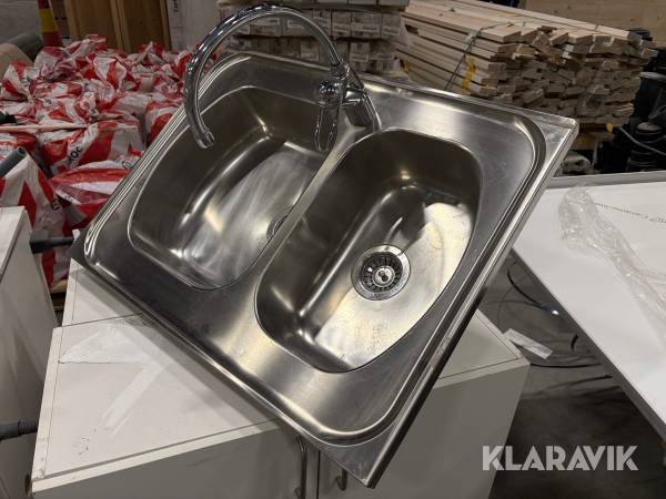 Rostfri diskbänk IFÖ