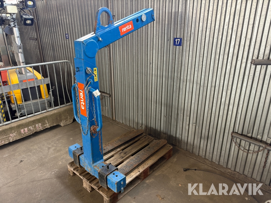 Pallgaffel till kranbil W.L.L 3000 kg