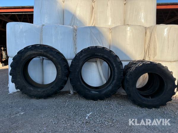 Traktordäck 600/65R38 & 480/65R28 4st