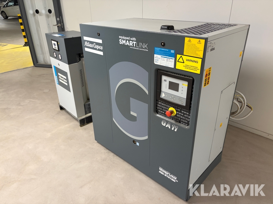Luftkompressor med avfuktare Atlas Copco GA11