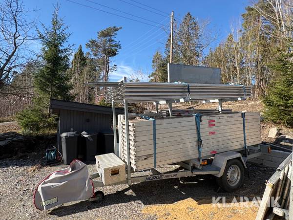 Ställningstrailer Nordic 1100 Villapaket 60 m2