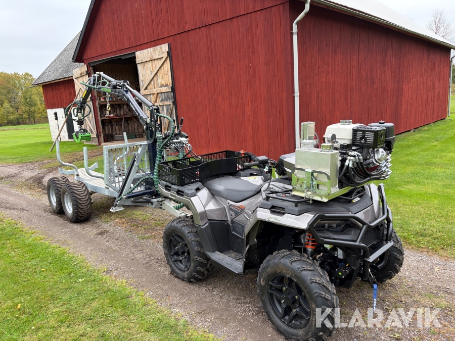 Skogsvagn till ATV Avstavagnen Ranger Plus