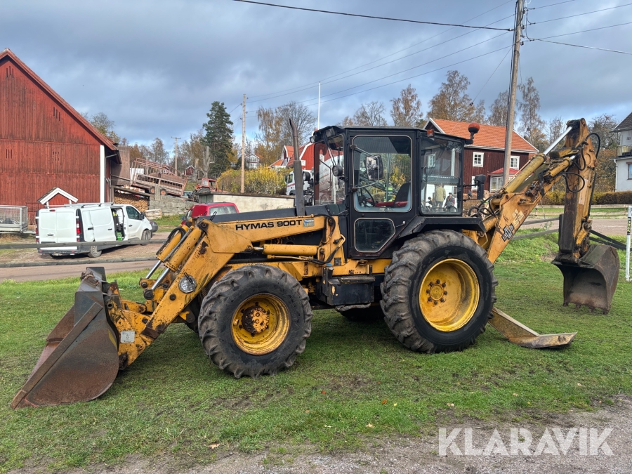 Grävlastare Hymas 900T med redskap
