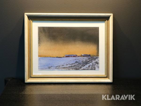 Tavla av Lars Lerin - Det mörka ljuset