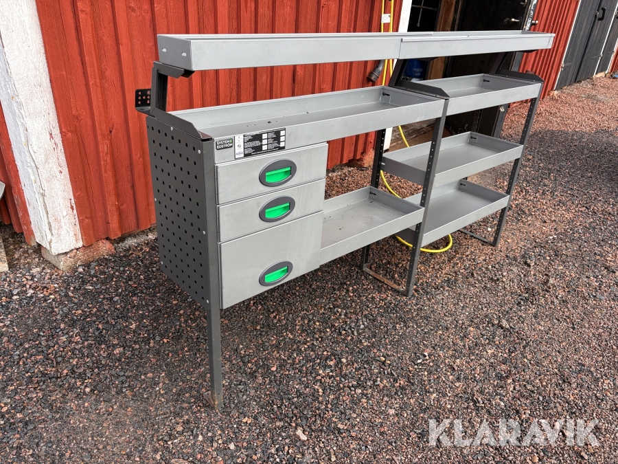Verkstadsinredning System Edström 2 st delar