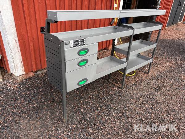 Verkstadsinredning System Edström 2 st delar