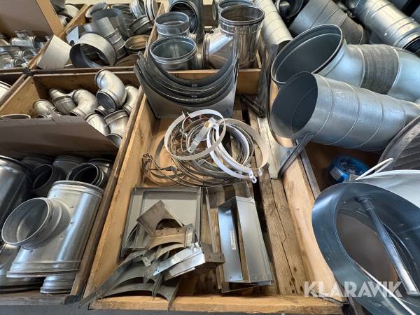 Parti med ventilationsdelar Swegon