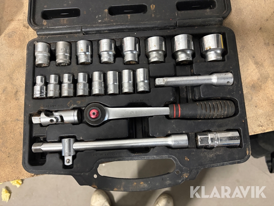 Hylsnyckelsats AmPro 1/2* komplett