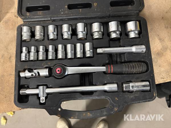 Hylsnyckelsats AmPro 1/2* komplett