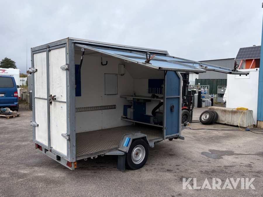 Personbilssläp CO-Släpet 1300 Cargo S /uppvärmd/ inredd