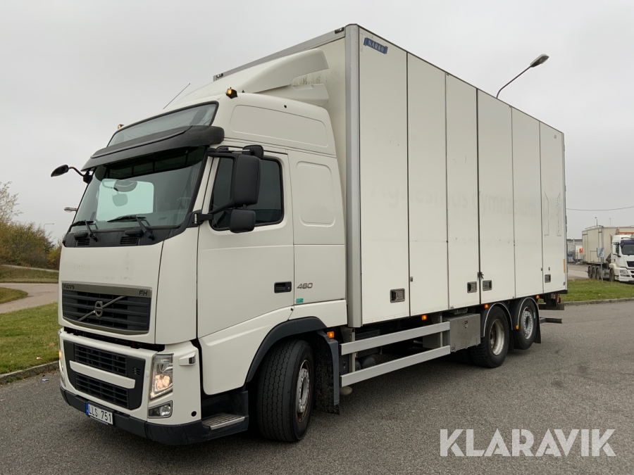 Lastbil Volvo FH 460 6x2 skåp med öppningsbar sida
