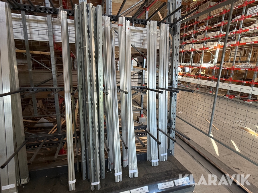 Metallprofiler galvat och aluminium