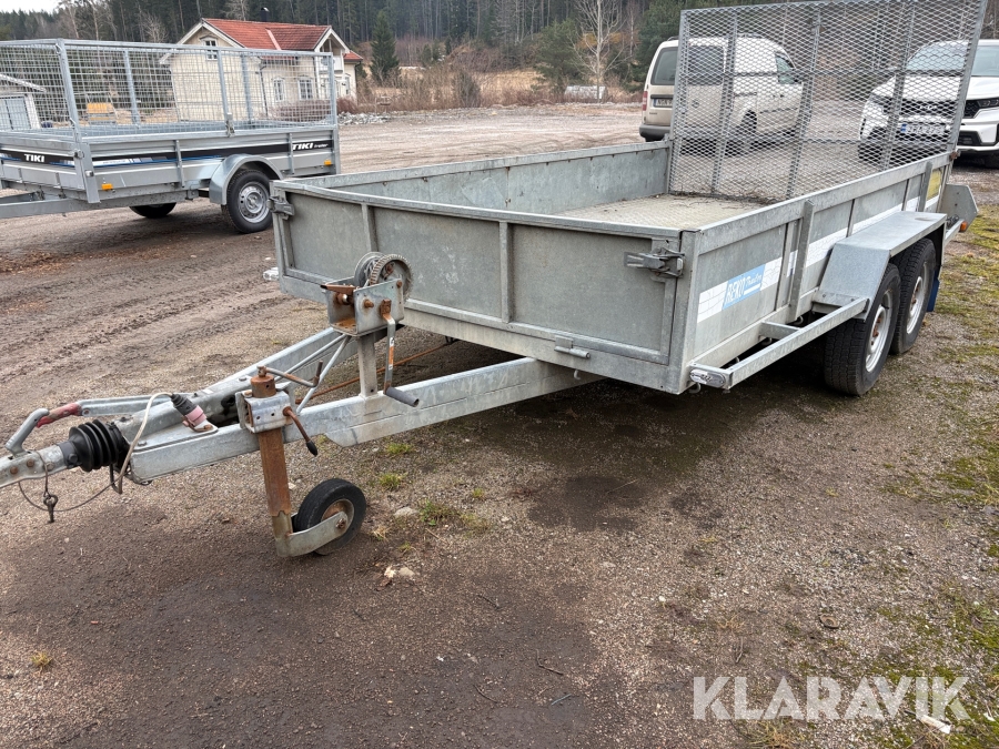 Släpvagn Rekotrailer 2000 TD med ramp
