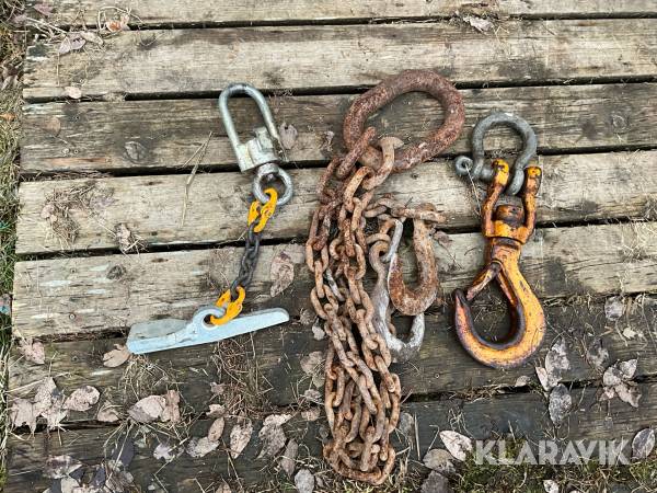 Lyft för kabeltrumma med Kätting och krok