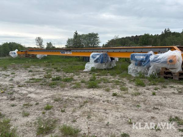 Traverskran ABUS Elv 1.25+1.25 Ton, två lin telfer