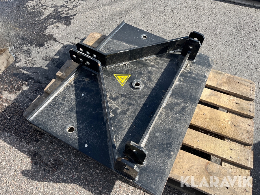 Adapterplatta för trepunkt  