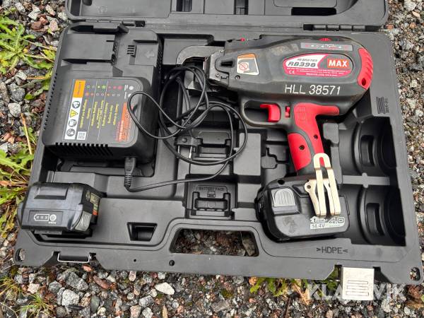 Najomat Max RE-BAR-TIER RB398 med batterier och laddare