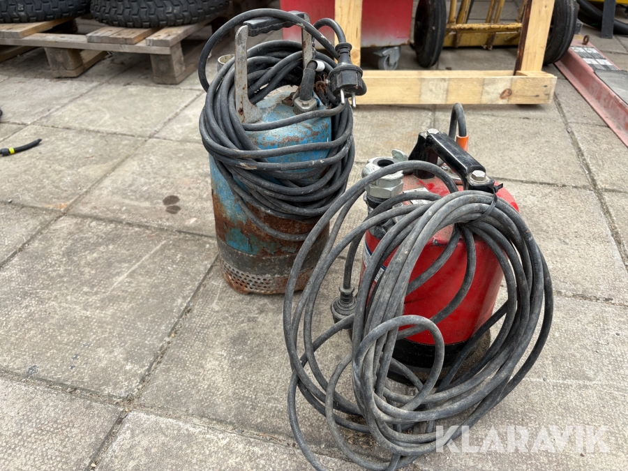 Dränkpumpar 2 st