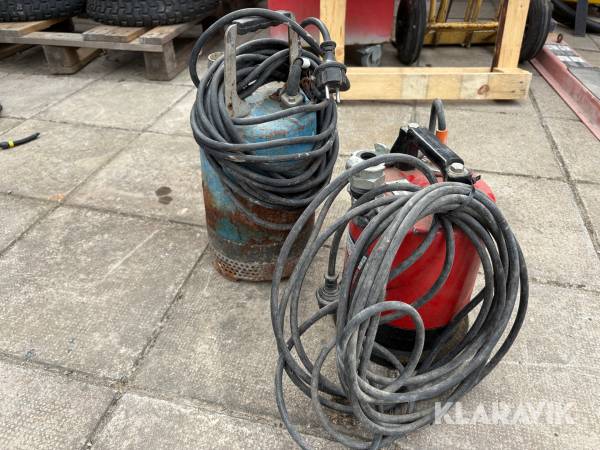 Dränkpumpar 2 st