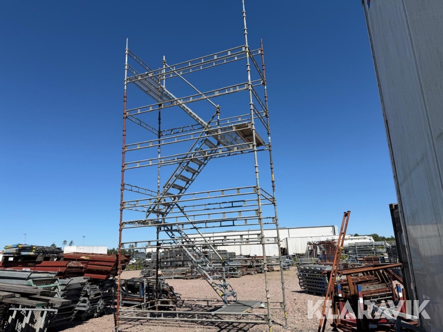 Komplett ställningstorn Haki 7m