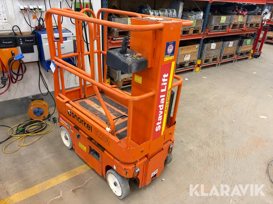 Pelarlift Snorkel TM12