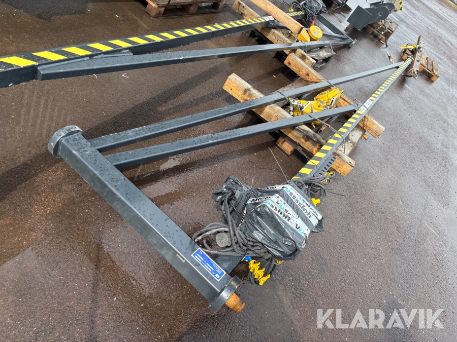 Pelarkran med 3 st balansblock Botab PF-80-6000S
