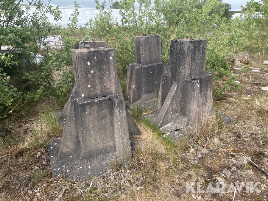 Betongplintar / Fundament 4 st
