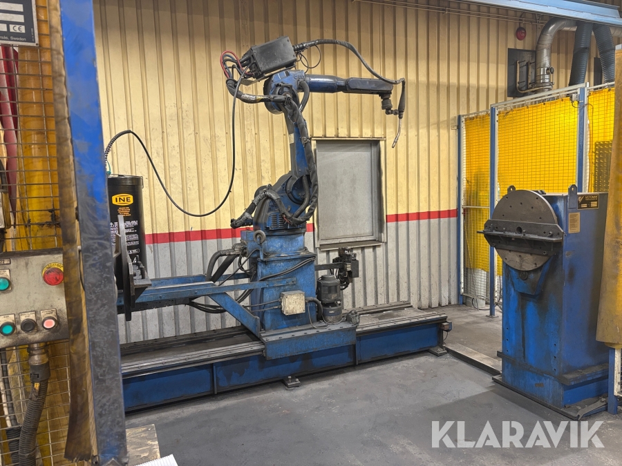 Svetsrobot Motoman Svetsrobot komplett cell.