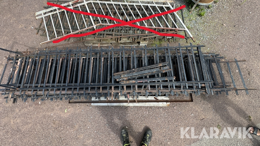 Smidesstaket Antikt, handsmidet