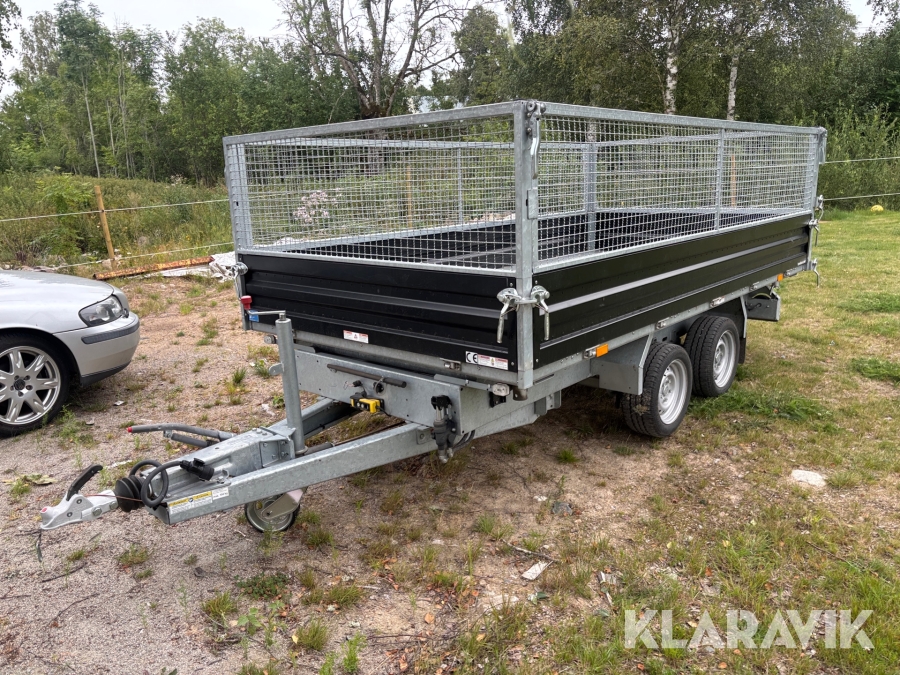 Personbilssläp Humbaur HTK3500 3-vägstipp