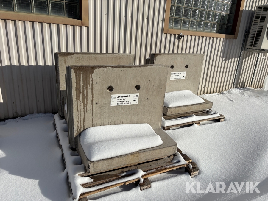 L-stöd fabriksnya Benders 800x1000mm 4kN 8st