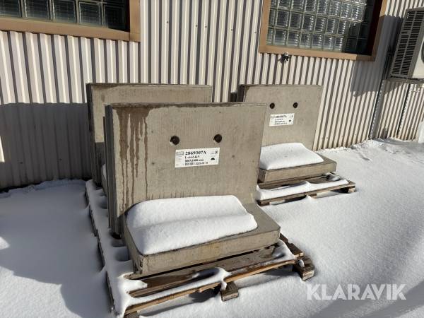 L-stöd fabriksnya Benders 800x1000mm 4kN 8st