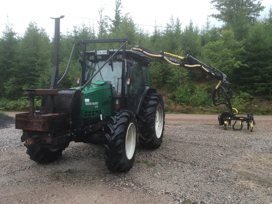 Traktor med Stegmatare (Nyservad)