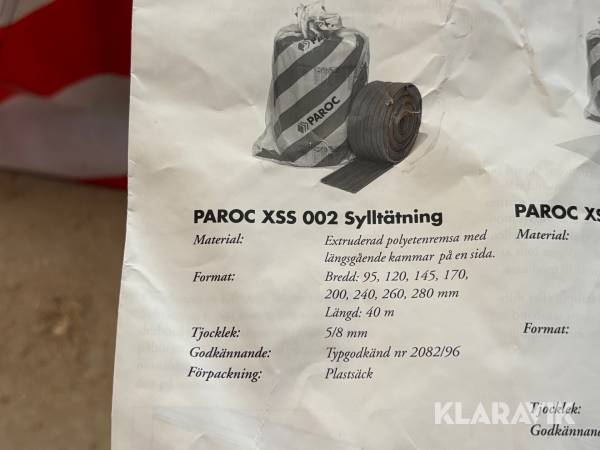 Sylltätning Paroc XSS 002. 120 meter.
