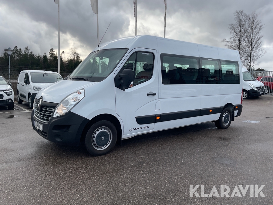 Minibuss Renault Master 17 sitsig 