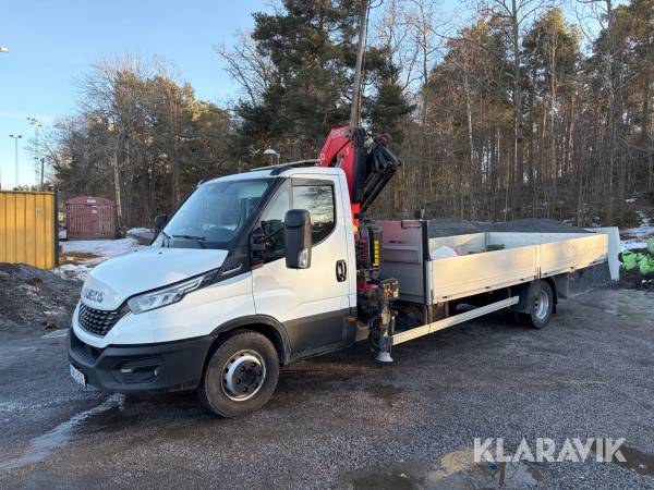 Kranbil Iveco 72-180 HI-Matic Fassi kran