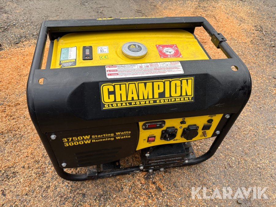 Elverk Champion 3000 W